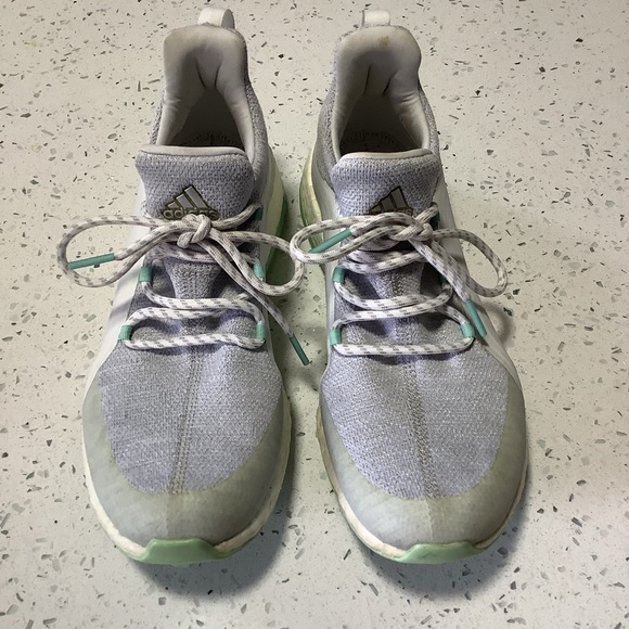 Adidas Womens GOLF Pureboost Xg 2 BB8013  Size 7.5 INSOLES MISSING - Picture 2 of 8